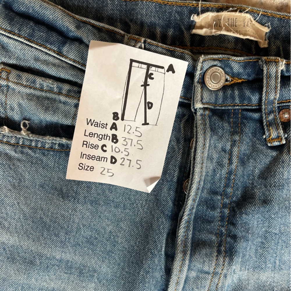 Free People Distressed Jeans - Picture 6 of 6